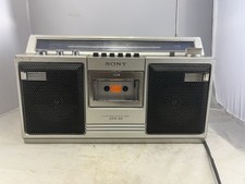 Vintage Sony CFS-43 Stereo Cassette AMFM Boombox Ghetto Blaster