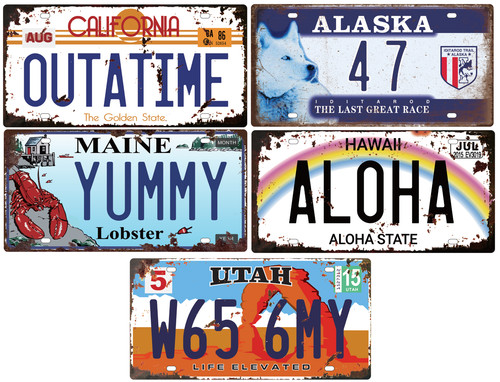 Lot répliques plaques - lot,