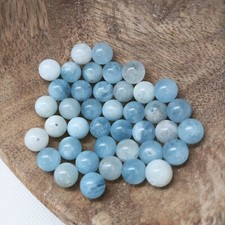 Aigue Marine / Lot de 5 Perles