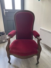 Fauteuil Voltaire En Velour
