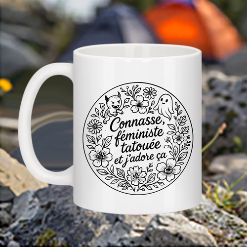 Mug connasse féministe - "connasse,,