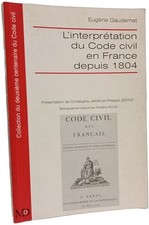 L'Interpretation Du Code Civil