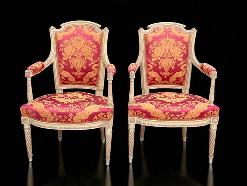 Paire fauteuils époque - paire,