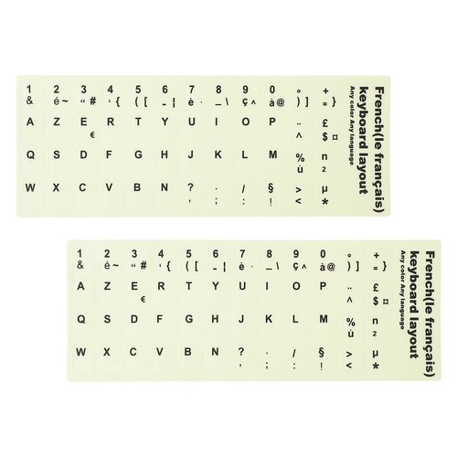 2pcs sticker clavier - sticker, de