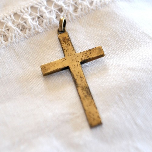 Pendentif croix argent 900 - pendentif,