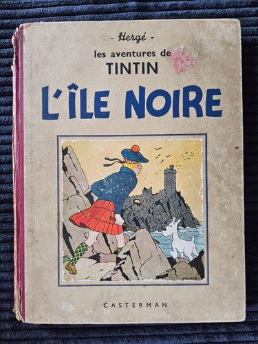 Tintin île noire - tintin,