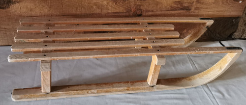 Ancienne luge bois - luge, donnay