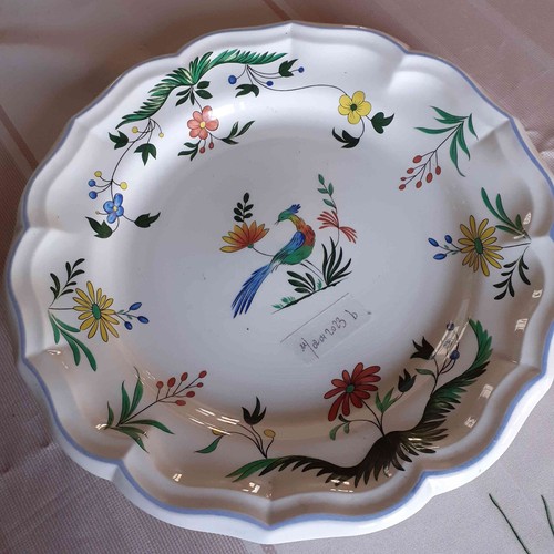 Beau plat faïence - beau, en