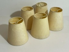 5 Anciens abats jour à pince