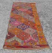 Anatolia Turkish, Kelim teppich, Tapis, Rugs for hallway, kitchen runner 