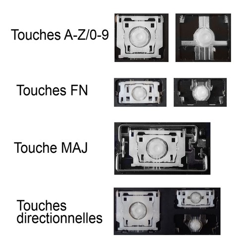 Touche clavier français - touche,