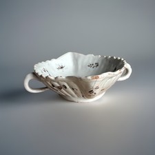 MOUSTIERS CIRCA 1750 BEAUTIFUL EARTHENWARE SAUCE PAN NICE CONDITION