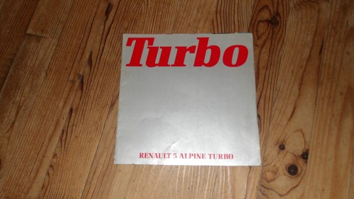 Renault alpine turbo - renault,