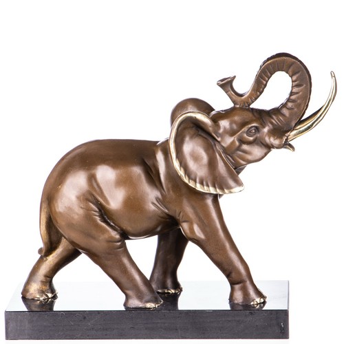 Sculpture eléphant bronze - sculpture,