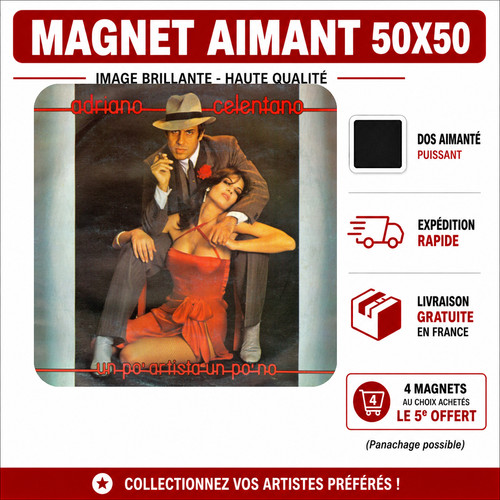 Magnet adriano celentano 5x5 - adriano,