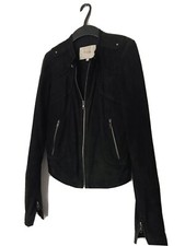 Blouson perfecto cuir velours