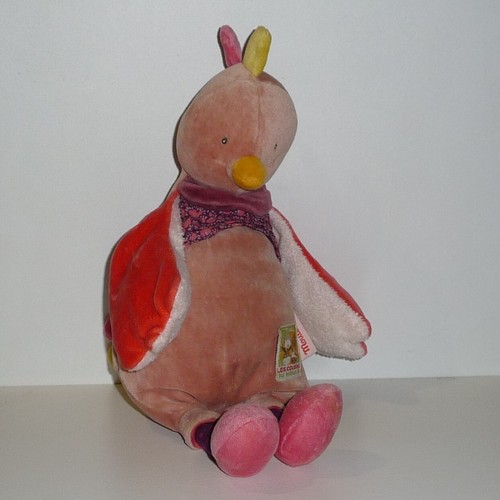 Doudou poule moulin - poule,
