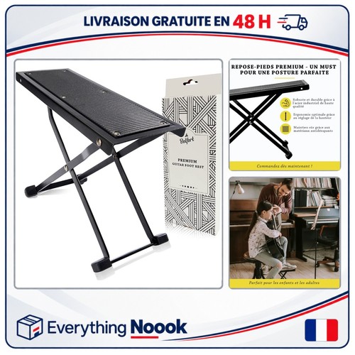 Repose pieds guitare pliable - repose-pieds,