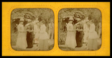 1870, Stereo Day/Night (French Tissue) Print 