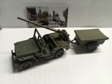 Solido, 1/43, Jeep Willys 106mm French Army, Indochina, vgc (8)