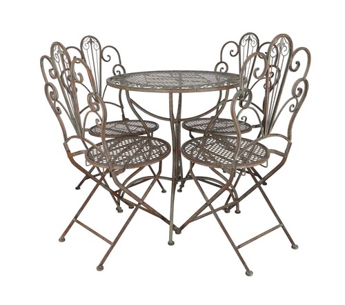 Set table chaises fer - et,