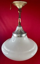 Suspension ancienne opaline