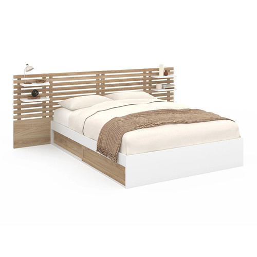 Lit double savana avec - double,