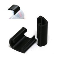 2 pièces serrure à clip noir