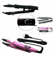 PINCE CHAUFFANTE PRO POUR POSE D'EXTENSION CHEVEUX A CHAUD A KÉRATINE 24/48H