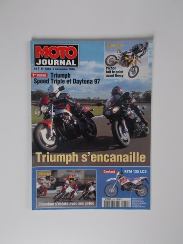 Moto journal 1252 triumph - moto,