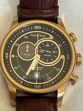 Nautica Chronograph A18551 43mm Case Watch-Excellen+condition