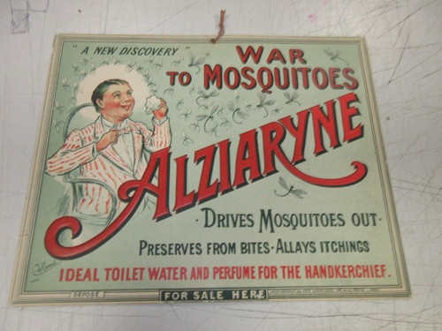 Ancien plv plaque - plv, carton