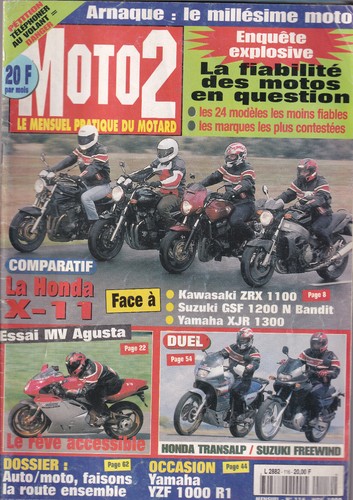 Moto 116 honda 11 - n°116, x-11