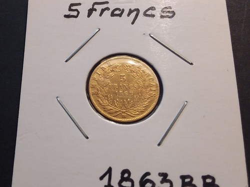 Francs napoléon iii - 5,