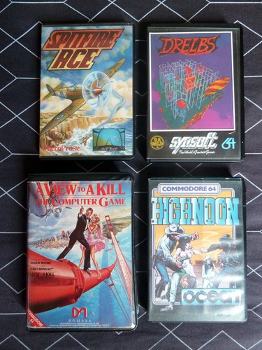 Lot jeux pour - 4, commodore