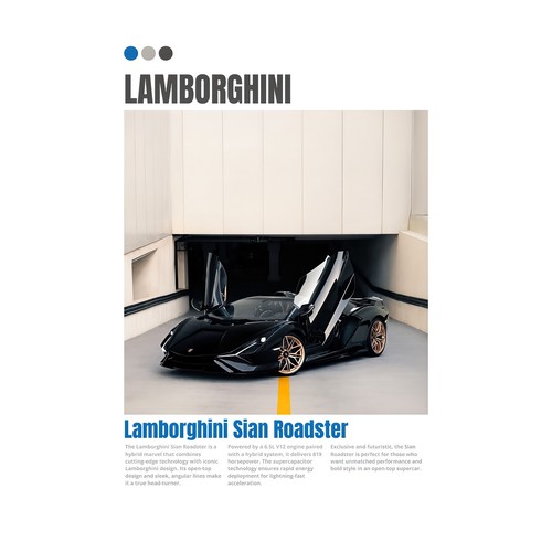 Affiche moderne lamborghini - moderne,