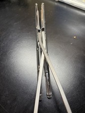 Mercedes W110 W111 280SE Pair of Windshield Wiper Arms & Blades & NOS Inserts