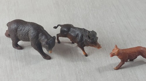 Anciennes figurines ours - figurines,,
