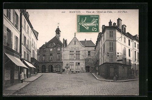 Cpa mantes place - mantes,, de