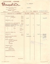 1963 CHOCOLATERIE BOUQUET D OR