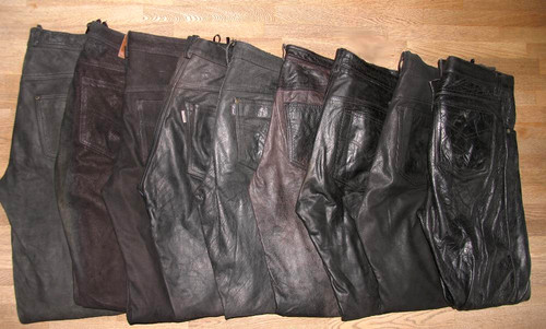 Pantalons cuir pour - pantalons,