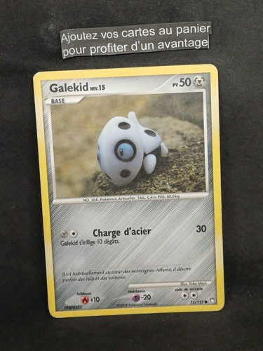 Carte pokémon galekid 123 - galekid, 71/123