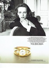 1984 Advertising 088 Mauboussin Jeweler Nadia Ring Advertising