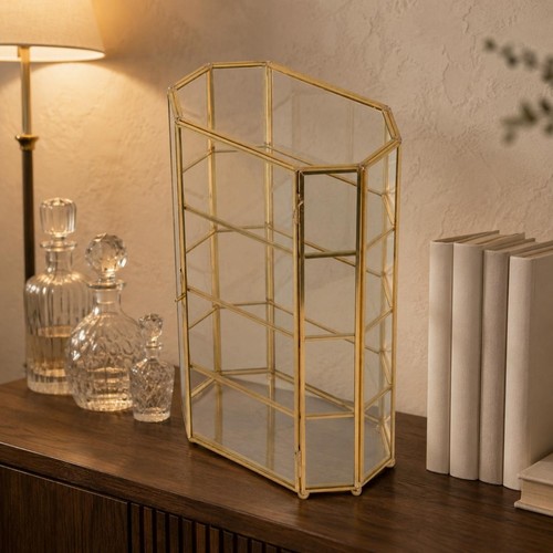 Vitrine verre géométrique - vitrine,