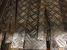 Tôle Ondulée Warzenblech Duett Aluminium Prédécoupé ✅✅ B-Ware ✅✅ Chequer