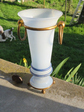 ancien vase givré décor