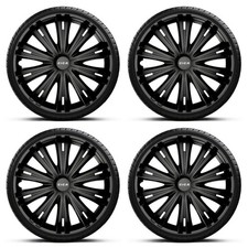 Wheel Trims 14" Black Hub Caps Wheel Covers Giga Fits Hyundai Getz