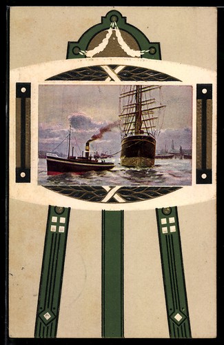 Carte postale chevalet
