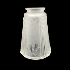 Tulipe Art déco en verre