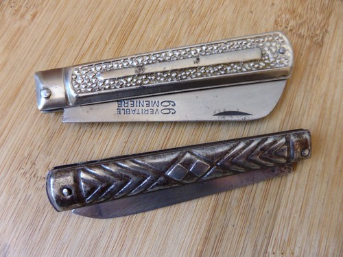 Lot anciens couteaux - , pliants
